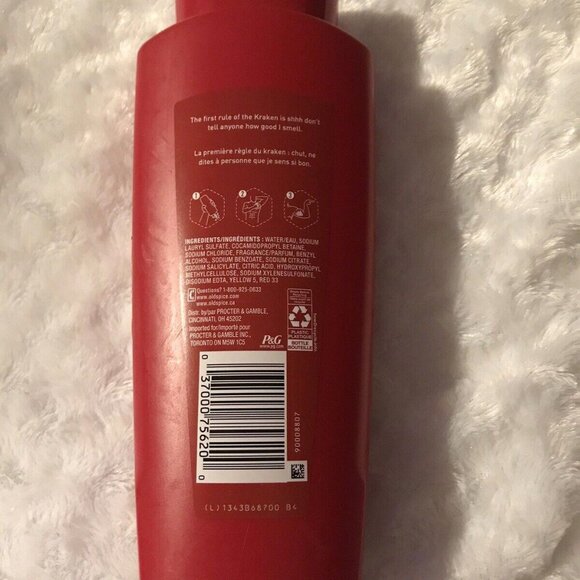 OLD SPICE Wild Krakengard Scent, Body Wash for Men, 21 Oz - Picture 3 of 4